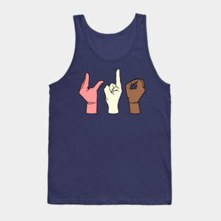 Mouth Finger Butthole Tank Top