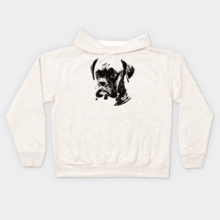 Boxer Dog Kids Hoodie