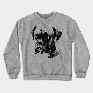 Boxer Dog Crewneck Sweatshirt