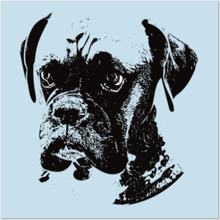 Boxer Dog Posters and Art