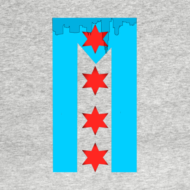 Chicago Flag + Puerto Rican Flag by GdotArroyo