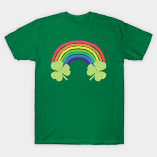 St Patricks Day Shamrock Rainbow T-Shirt