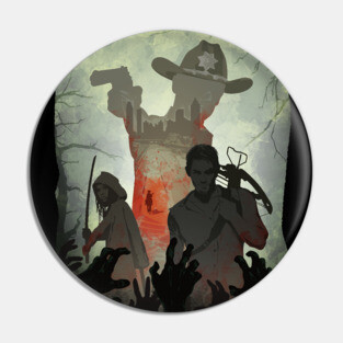 Zombie Fighters Pin