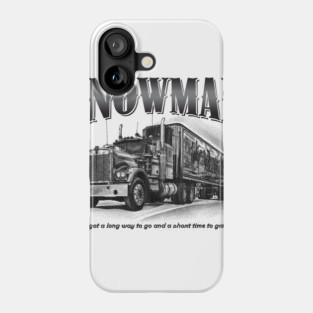 Snowman Trucking Phone Case