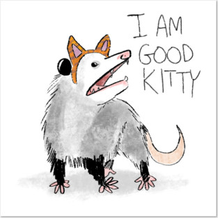 I AM GOOD KITTY Posters and Art