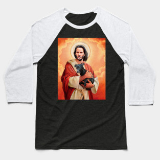 Saint Keanu Reeves Baseball T-Shirt