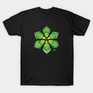 Trichocereus Pachanoi Lined T-Shirt