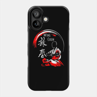 Wing Chun Sifu Meditation Kung Fu Martial Arts Design Phone Case