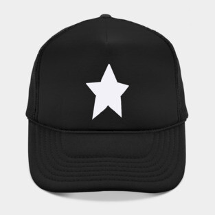 Periwinkle Blue Very Peri Almost White Tone Star Hat