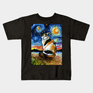 Calico Night Kids T-Shirt
