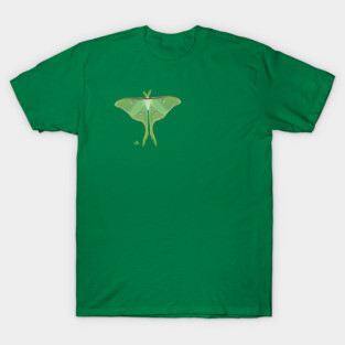 Actual size-ish Luna Moth (Actias luna) T-Shirt