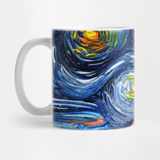 Orange Tuxedo Tabby Night Mug