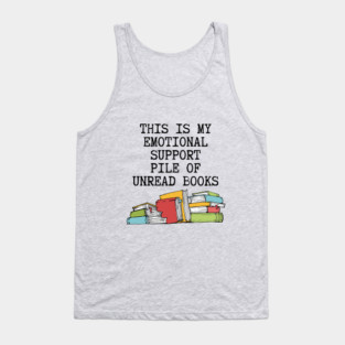Emotional Support Books Tank Top