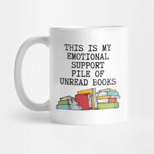 Emotional Support Books Mug