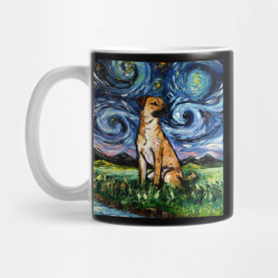 Black Mouth Cur Night Mug