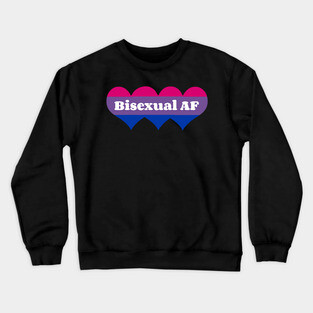 Bisexual AF Crewneck Sweatshirt