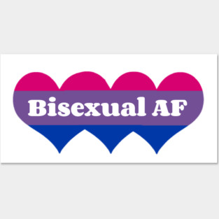 Bisexual AF Posters and Art
