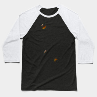 Painted Lichen Moths Likin' You! (Actual size-ish) Baseball T-Shirt