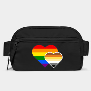 Bear Pride Double Heart Bag