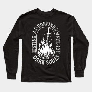 Resting at Bonfires Long Sleeve T-Shirt