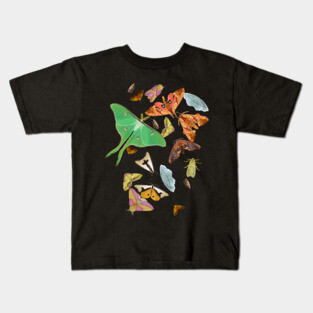 Moth Party! Kids T-Shirt