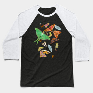 Moth Party! Baseball T-Shirt