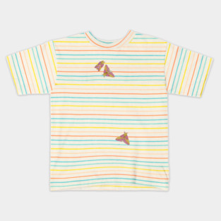 Rosy Maple Moth Gathering  (Actual size-ish) Kids T-Shirt