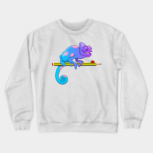 Colorblind chameleon Crewneck Sweatshirt