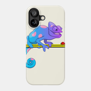 Colorblind chameleon Phone Case