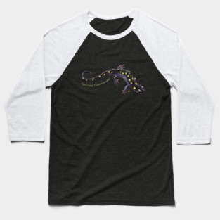 Spotted Salamander Meandering Baseball T-Shirt