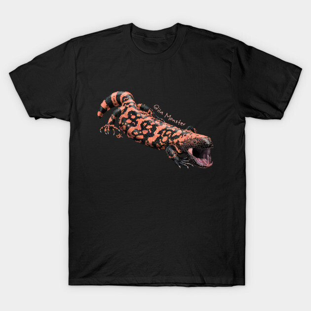Monster From the Desert of Gila! T-Shirt by John Himmelman