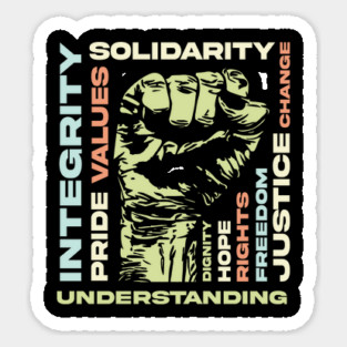 Human and Social Values Sticker