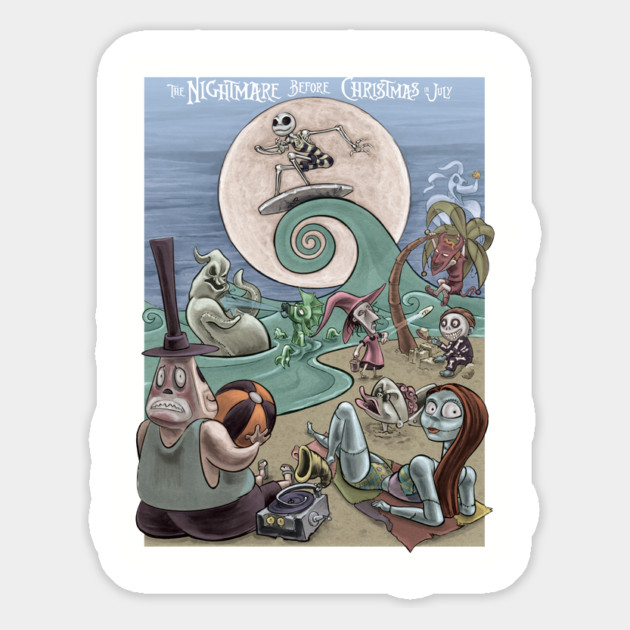 Nightmare Before Christmas in July Magnet by majanation