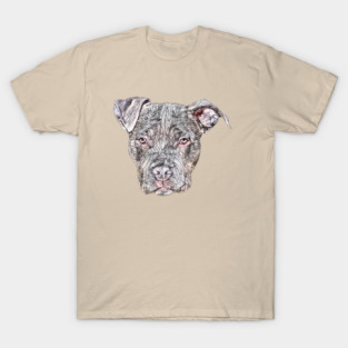 American Pit Bull Terrier Face T-Shirt