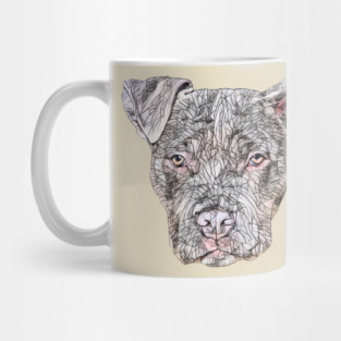 American Pit Bull Terrier Face Mug