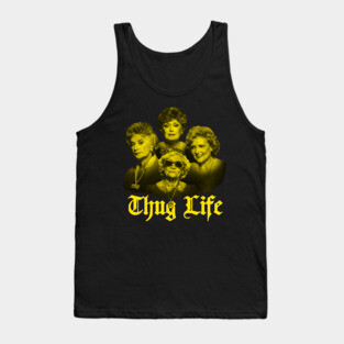 thug life golden Tank Top