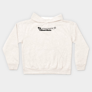 Lockheed Martin Skunk Works Logo (black) Kids Hoodie