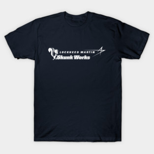 Lockheed Martin Skunk Works Logo (white) T-Shirt