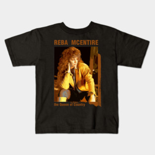 The Queen Of Country - Reba McEntire Kids T-Shirt