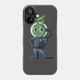 AN ALIEN RABBIT ASTRONAUT CARTOON CHARACTER Phone Case