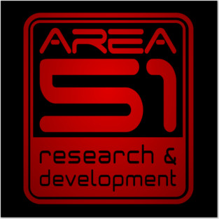 Area 51 Research And Development Department. Posters and Art