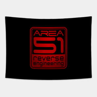 Area 51 Reverse Engineering Tapestry