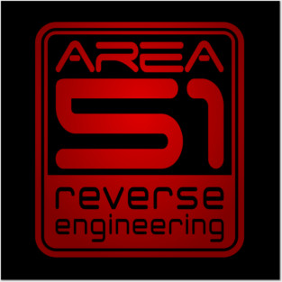 Area 51 Reverse Engineering Posters and Art