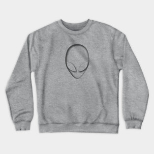 Subtle Alien Head Crewneck Sweatshirt