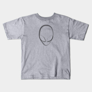 Subtle Alien Head Kids T-Shirt