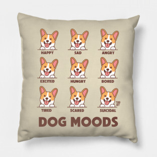DOG MOODS Pillow