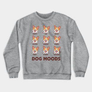 DOG MOODS Crewneck Sweatshirt