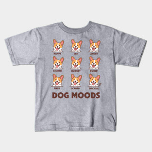 DOG MOODS Kids T-Shirt