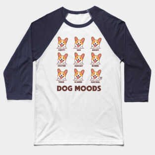 DOG MOODS Baseball T-Shirt