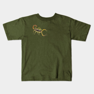 Pet Scorpion Purring on Your Shirt Kids T-Shirt